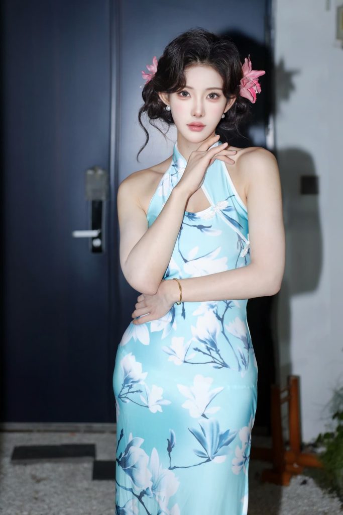 梨霜儿 旗袍礼服主题拍摄