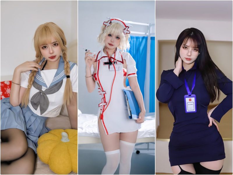 Tina很妖孽呀 写真合集 37套 – 碧蓝航线 / 古风主题 / 制服系列Cosplay资源整理