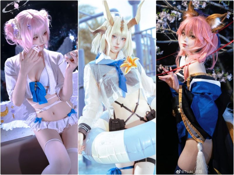 Tsuki_月隐 Cosplay写真图集合集 3套-二次元天堂